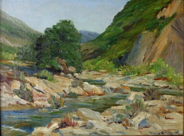 Joane Cromwell San Jacinto River 9x12 Oil on Canvas