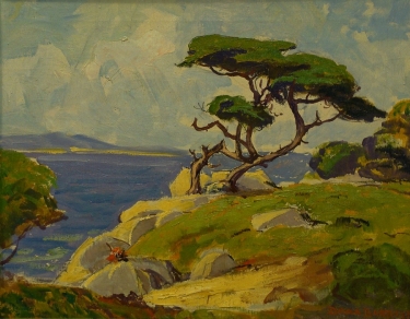 Dana Bartlett Monterey Cypress 16x20 Oil on Canvas