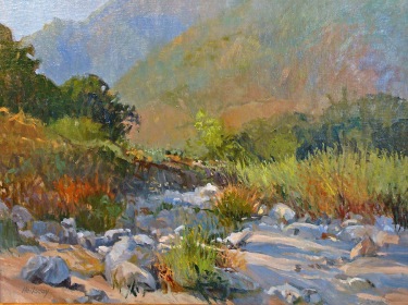 Debra Holladay Santa Anita Canyon 18x24 Oil on Board