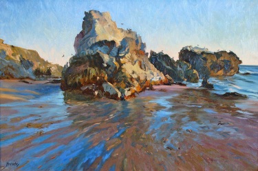 Debra Holladay Beach Shadows and Color 20x30