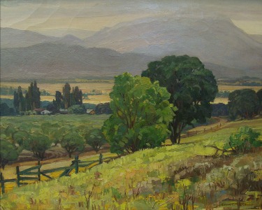 Einar C Petersen Ojai Valley–1939 24x30 Oil on Canvas