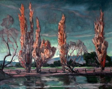 Eugene Frandzen Evening Glow 16x20 Oil on Canvas Board