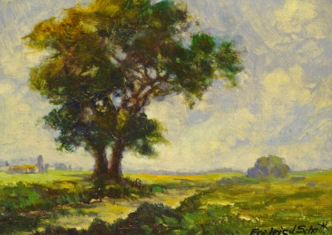 Frederic Schott California San Gabriel Valley 8x10 Oil on Board