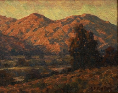 Gary Ray California Hills 8x10 Oil on Board