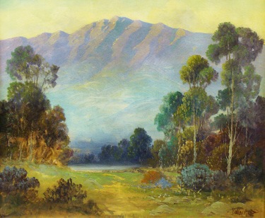 George S Bickerstaff La Canada Vista 25x30 Oil on Canvas