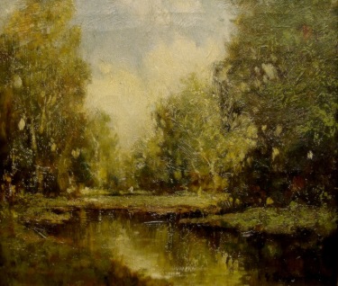 George Thompson Pritchard Forest Clearing 14x12 Oil