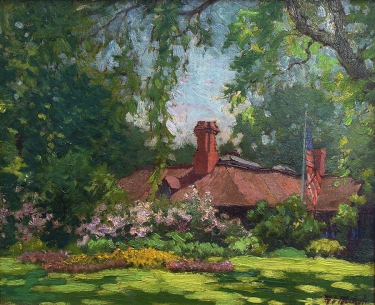 Harley Dewitt Nichols A Summer Place 9x11 Oil on Board