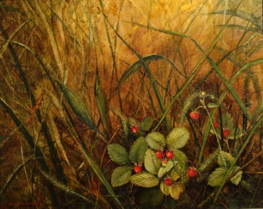 Harry Lane Wild Berries 16x20 Oil on Board