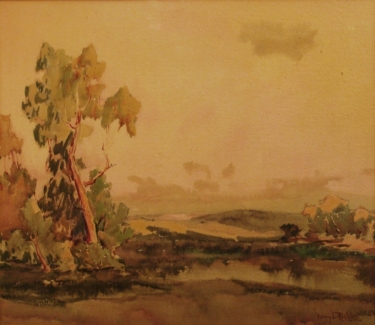 Henry L Richter California Landscape 16x20 Watercolor