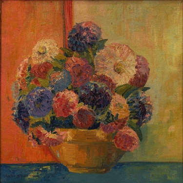 Irene B Robinson Bouquet of Color 15x13 Oil on Board