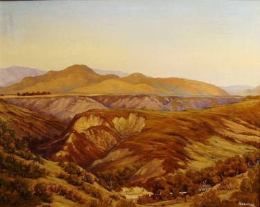 J Douglas Sorrento Canyon 24x30 Oil on Canvas