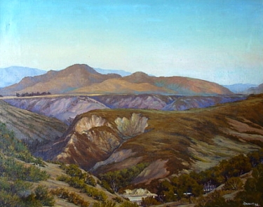 J Douglas Sorrento Canyon 24x30 Oil