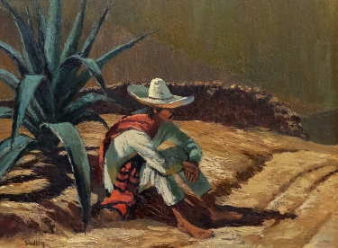 Jack Dudley Hombre de Tequila 18x24 Oil on Canvas