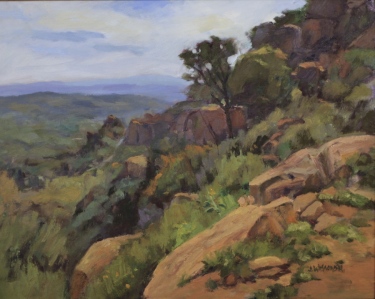 James Wisnowski Morning Light at Stoney Point Oil Painting
