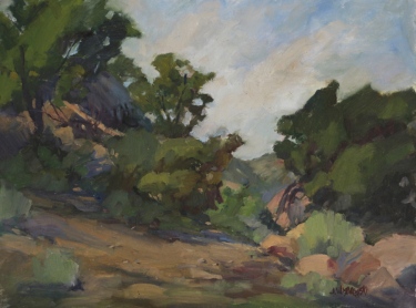 James Wisnowski Stoney Point Path Oil Painting