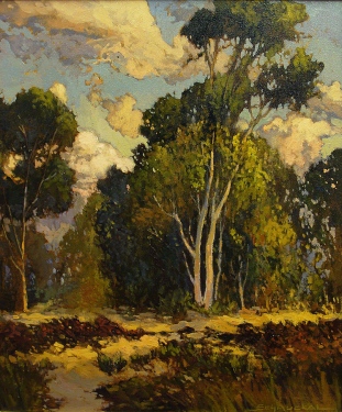 Jan Schmuckal Lazy Eucalyptus 24x20 Oil on Canvas