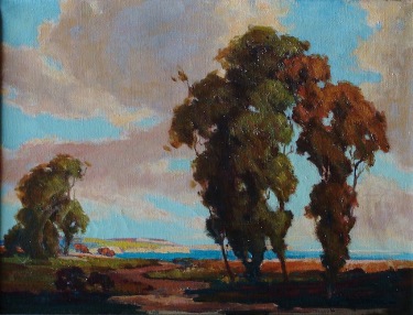 Jene Jackman California Coast 12x16 Oil on Canvas