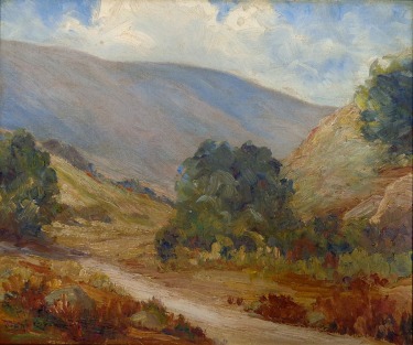 Joane Cromwell Path Through the Hills 10x12 Oil on Canvas Board
