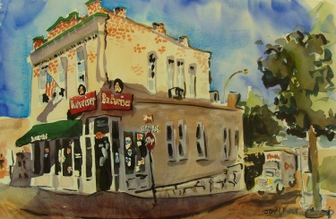 John Dunn Budweiser 14x21 Watercolor