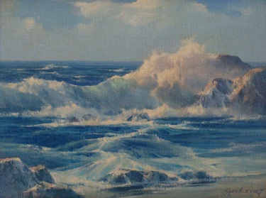 Karl Albert Laguna Surf 12x16 Oil on Canvas