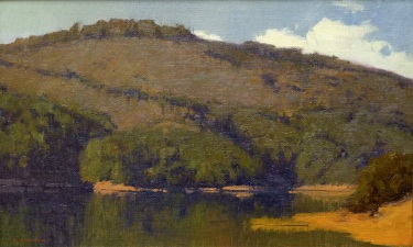 Kevin Courter Reflections 10x16 Oil on Canvas Board