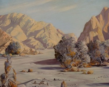 Marjorie Cummins Desert Scene 30x38 Oil