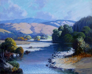 Carl Sammons Mattole River 24x30 Oil on Canvas