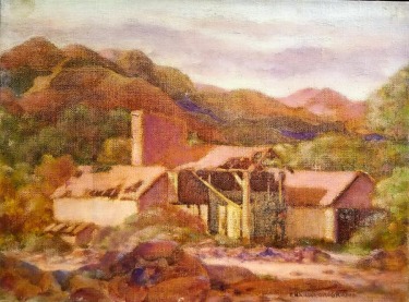 Charles Drogkamp Abandoned Mine 12x16 Oil on Canvas