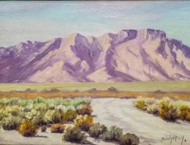 Fitch Wray Desert Vista 6x8 Oil on Board