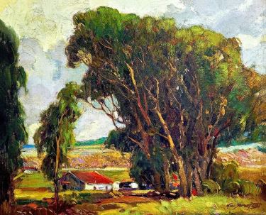 George-Demont-Otis-1879-1972-California-Homestead-21x27-oil-on-canvas-3975