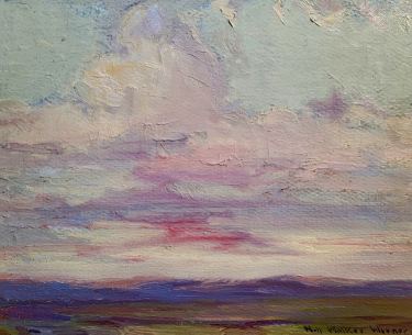 Nell Walker Warner Early Evening Color 10x12 Oil on Board 545