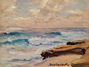 Paul-Dougherty-1877-1947-California-Coast-7×9-oil-on-board-695