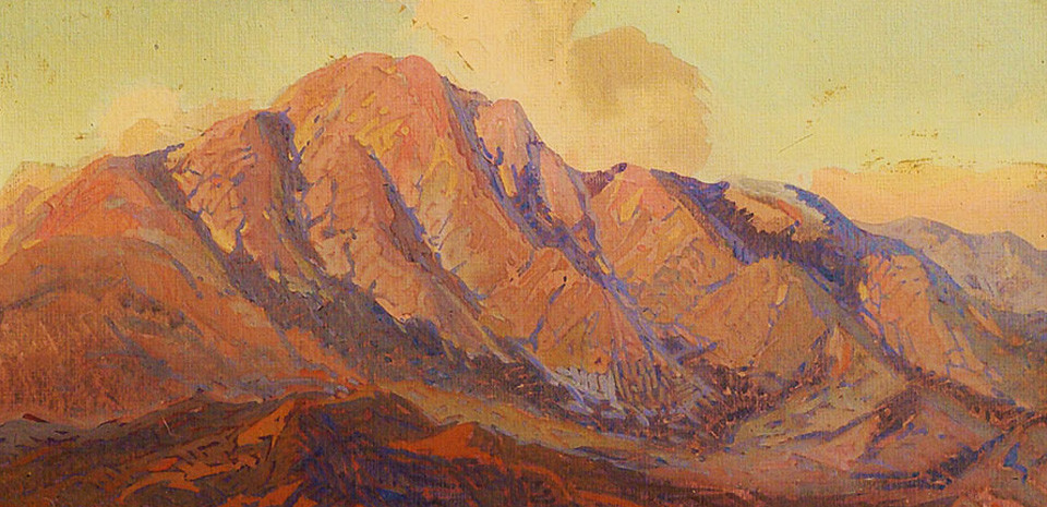 Fredrick Grayson Sayre Sunset over Santa Paula Mountains