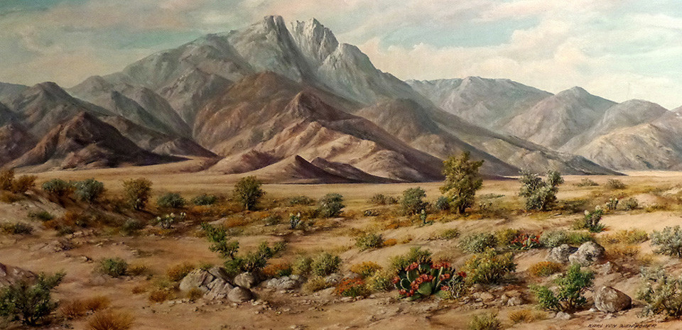 Karl Weidhofer San Jacinto Mountains and Desert Vista