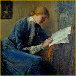 Woman Reading for Blurb